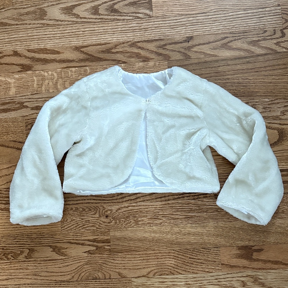 Faux Fur Shrug Jacket